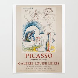 Dessins 1966-1967 - Galerie Louise Leiris (after) Pablo Picasso, 1968 Poster