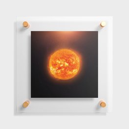Sun star. Poster background illustration. Floating Acrylic Print