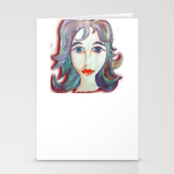 woman Stationery Cards