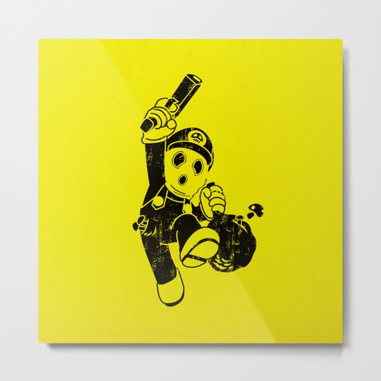 Mushroom Thief Metal Print