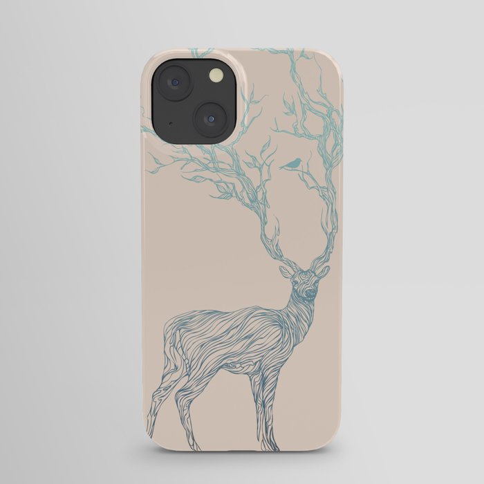 Blue Deer iPhone Case