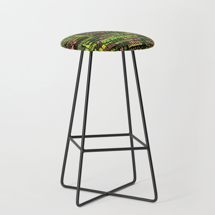 yellow and green ink marks hand-drawn collection Bar Stool