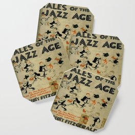 Tales of the Jazz Age vintage book cover - Fitzgerald Coaster