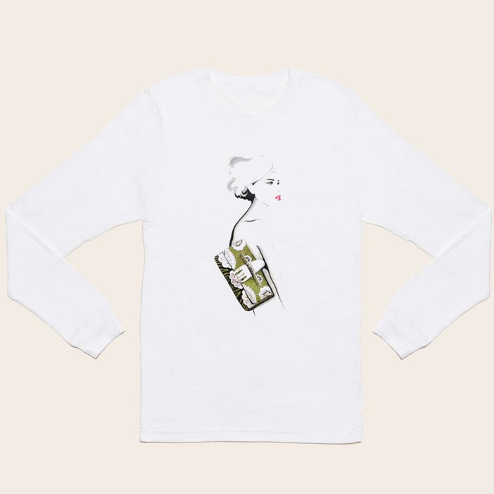 Valentino Clutch Long Sleeve T Shirt by Meritxell Garcia Society6