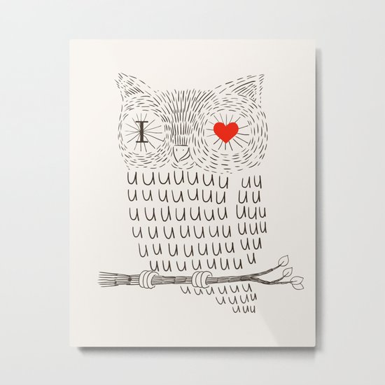 I Love Uuuuuuuu Metal Print