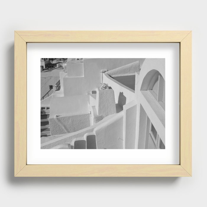 Oia Life Recessed Framed Print