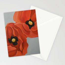 Italian Poppies Stationery Card