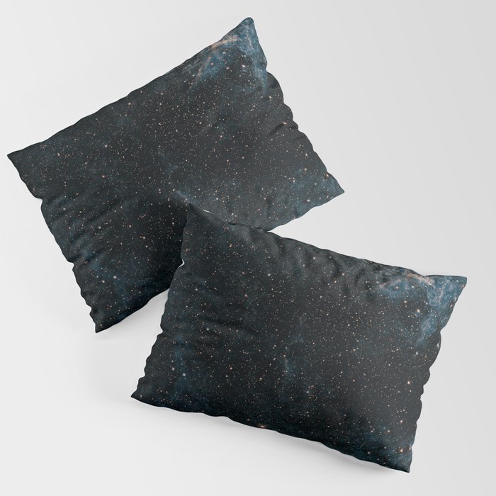 Earth and galaxy. Night Sky Space Pillow Sham