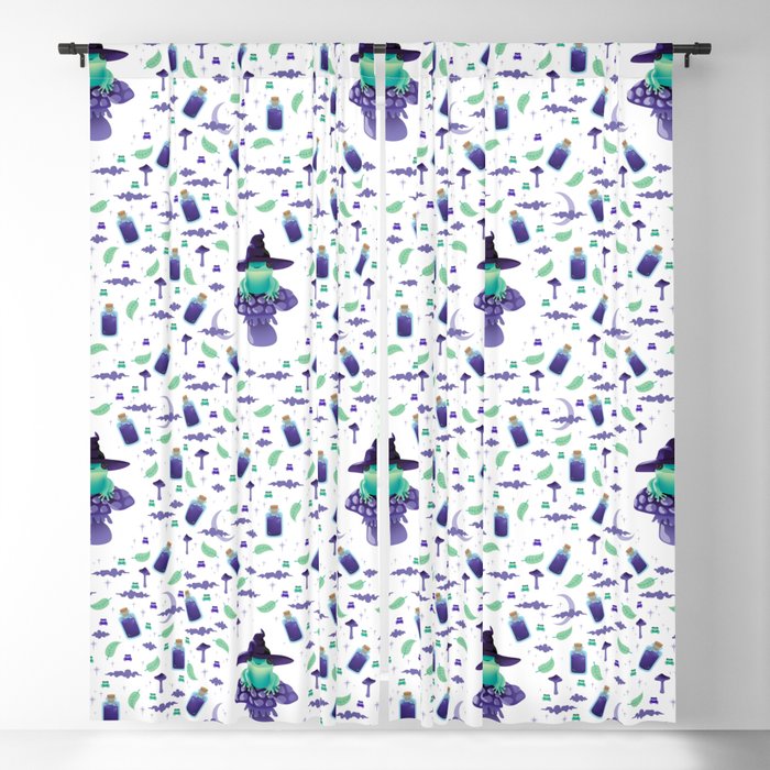 Frog Witch Blackout Curtain
