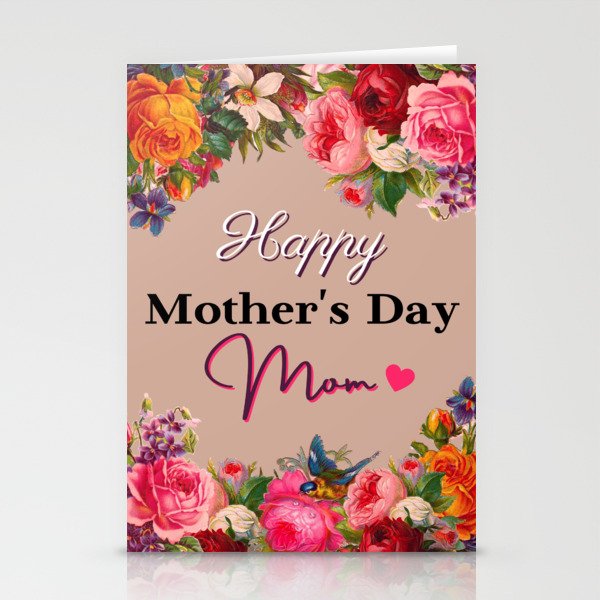 Happy Mother's Day Mom Stationery Cards