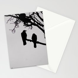Crows before storm Stationery Card