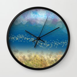 Abstract Seascape 02 wc Wall Clock