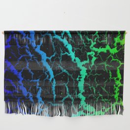 Cracked Space Lava - Rainbow PBCGY Wall Hanging