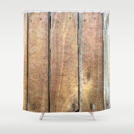 wooden texture background Shower Curtain