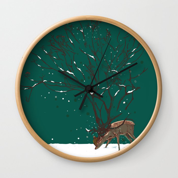 Winter Is All Over You Wall Clock
