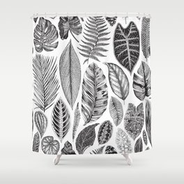 Seamless vintage floral pattern Shower Curtain