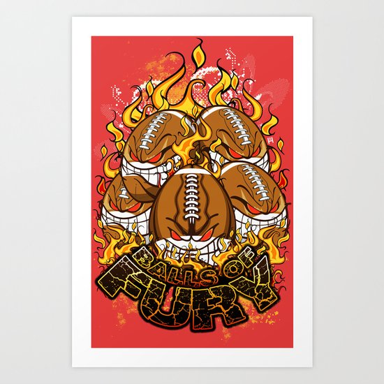 Balls Of Fury Art Print