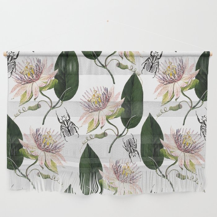 Summer among Passion Flowers Wall Hanging