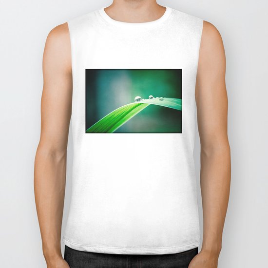 of green and blue Biker Tank