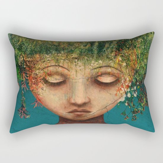 Quietly Wild Rectangular Pillow