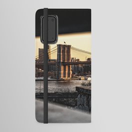 Brooklyn Bridge | New York City Views | HDR Travel Photography Android Wallet Case