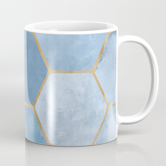 Blue Stone Coastal Design Coffee Mug