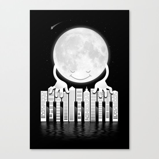 City Tunes Canvas Print