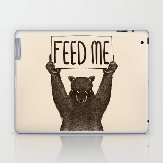 Feed Me Bear Laptop & iPad Skin