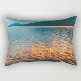 Finger Lakes Sunrise - Grainy Film Rectangular Pillow