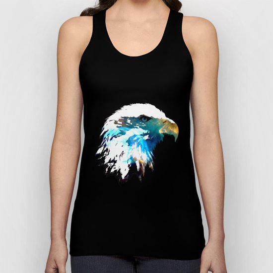 Space Bald Eagle Unisex Tank Top