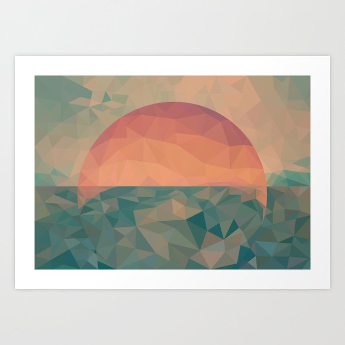 Tycho Sunrise Art Print