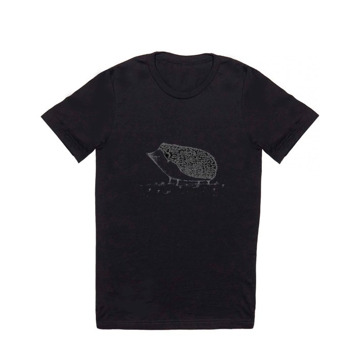 Monochrome Hedgehog T Shirt