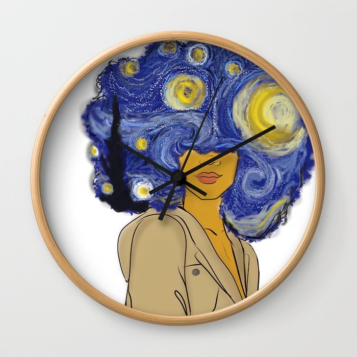 Starry fro nights Wall Clock