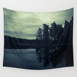 Lake by Night Wall Tapestry