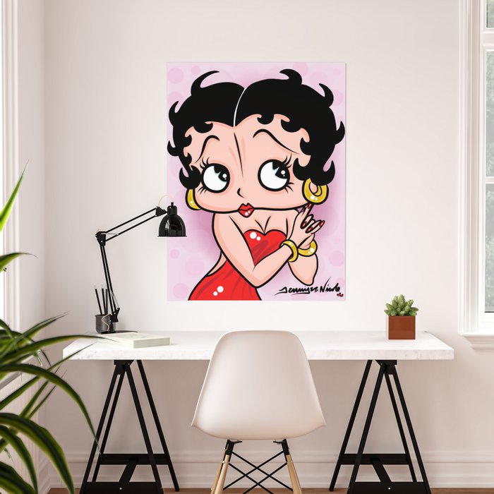 Betty Boop OG by Art In The Garage Poster by Art In The Garage
