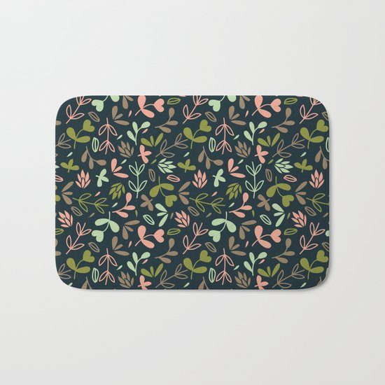 Colorful Lovely Pattern XVIV Bath Mat