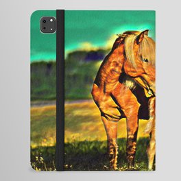 Foal and Mare iPad Folio Case
