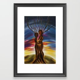 Even the Trees Make Love Framed Art Print