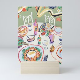 SUMMER DINNER Mini Art Print