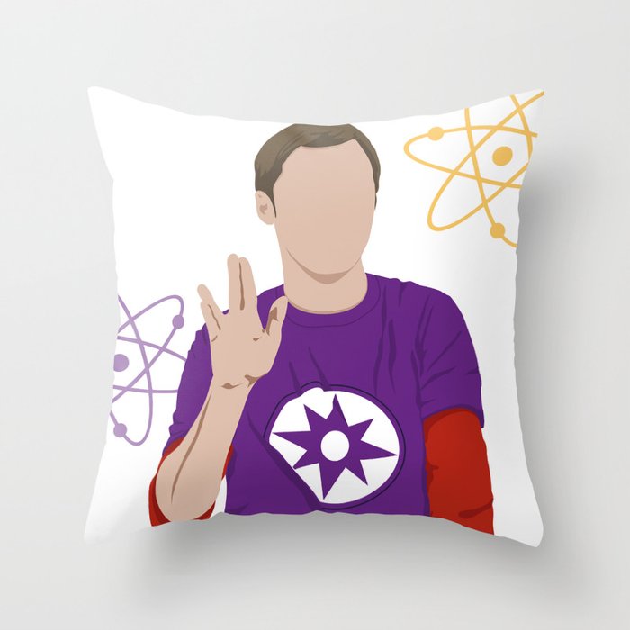 Sheldon Big Bang Throw Pillow by LeireLee Society6