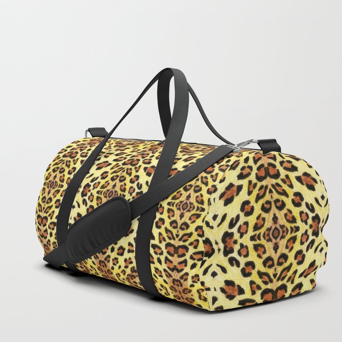 Leopard Print Duffle Bag By Savousepate Society6 Leopard Print Duffle Bag