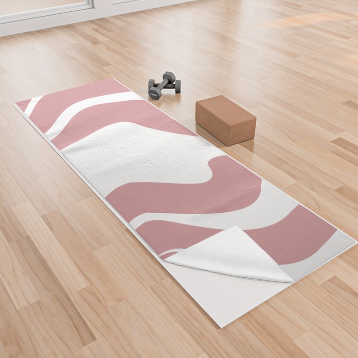 Rose abstract Yoga Towel