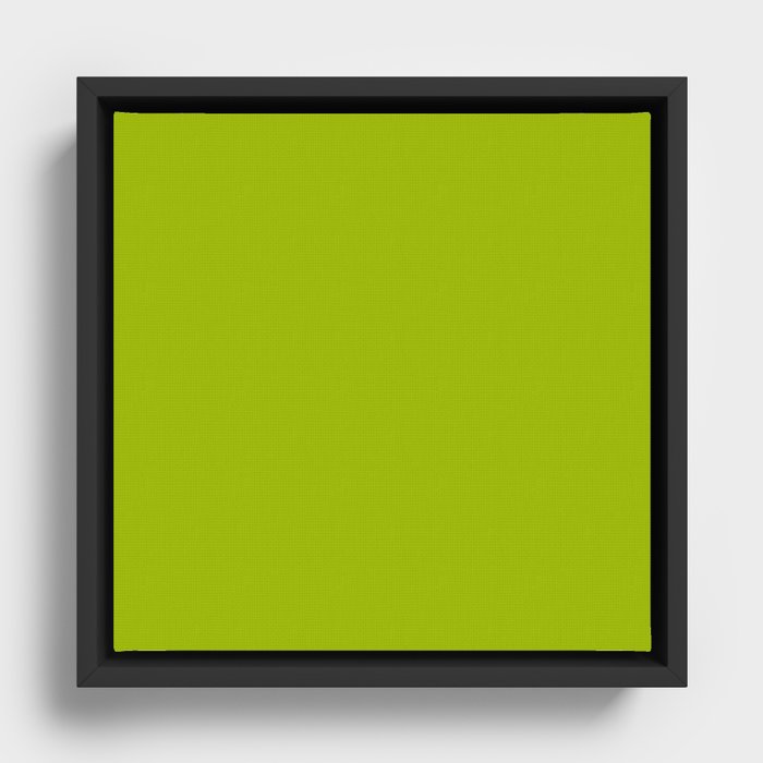 Green Olive Framed Canvas