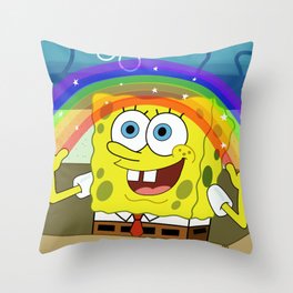 rainbow Throw Pillow