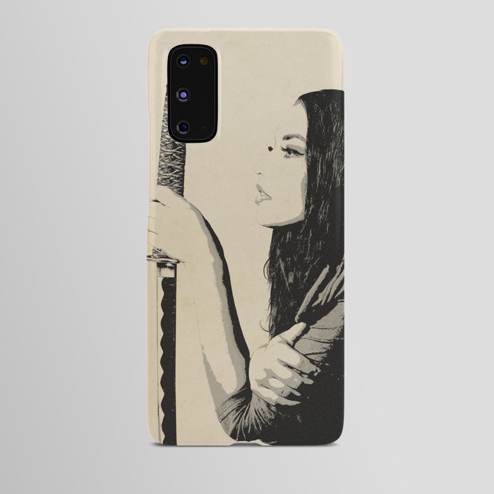 Samurai Warrior Girl Portrait Android Case