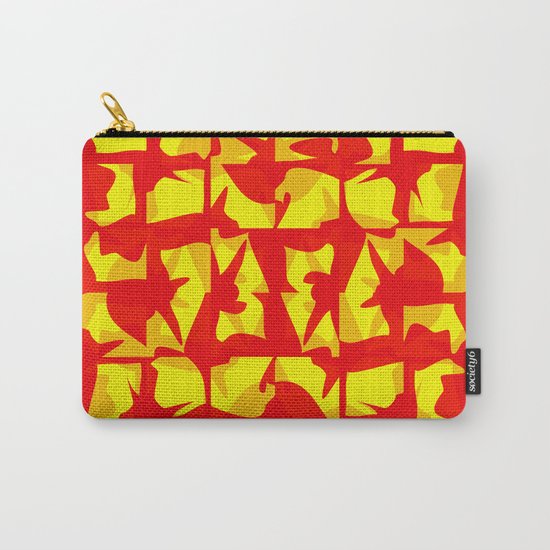 red shapes Carry-All Pouch