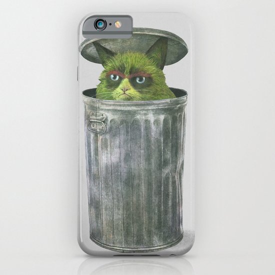 Grouchy Cat iPhone & iPod Case