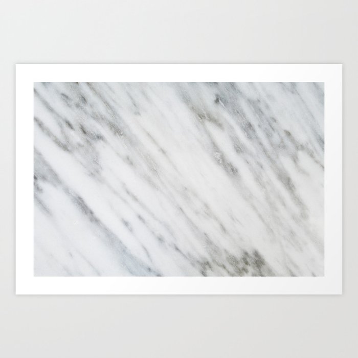 Carrara Italian Marble Art Print