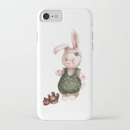 Cute little baby bunny  iPhone Case