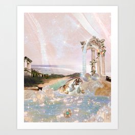 Coastal Ruin Art Print